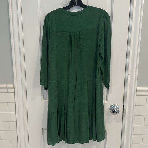 Gerard Darel Tiered Green Dress - Picture 6 of 8